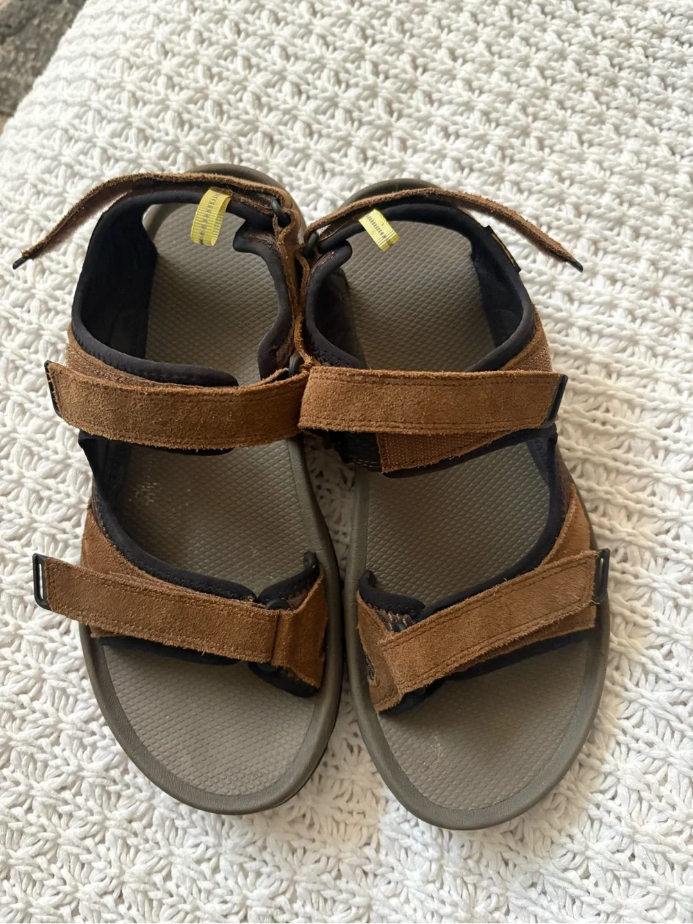 TEVA TRAILPLUS MEN SPORT SANDAL LEATHER BROWN US 10